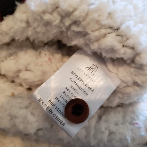 dRA Lumberjack Fleece Shacket Top Button Up - L - Picture 5 of 5